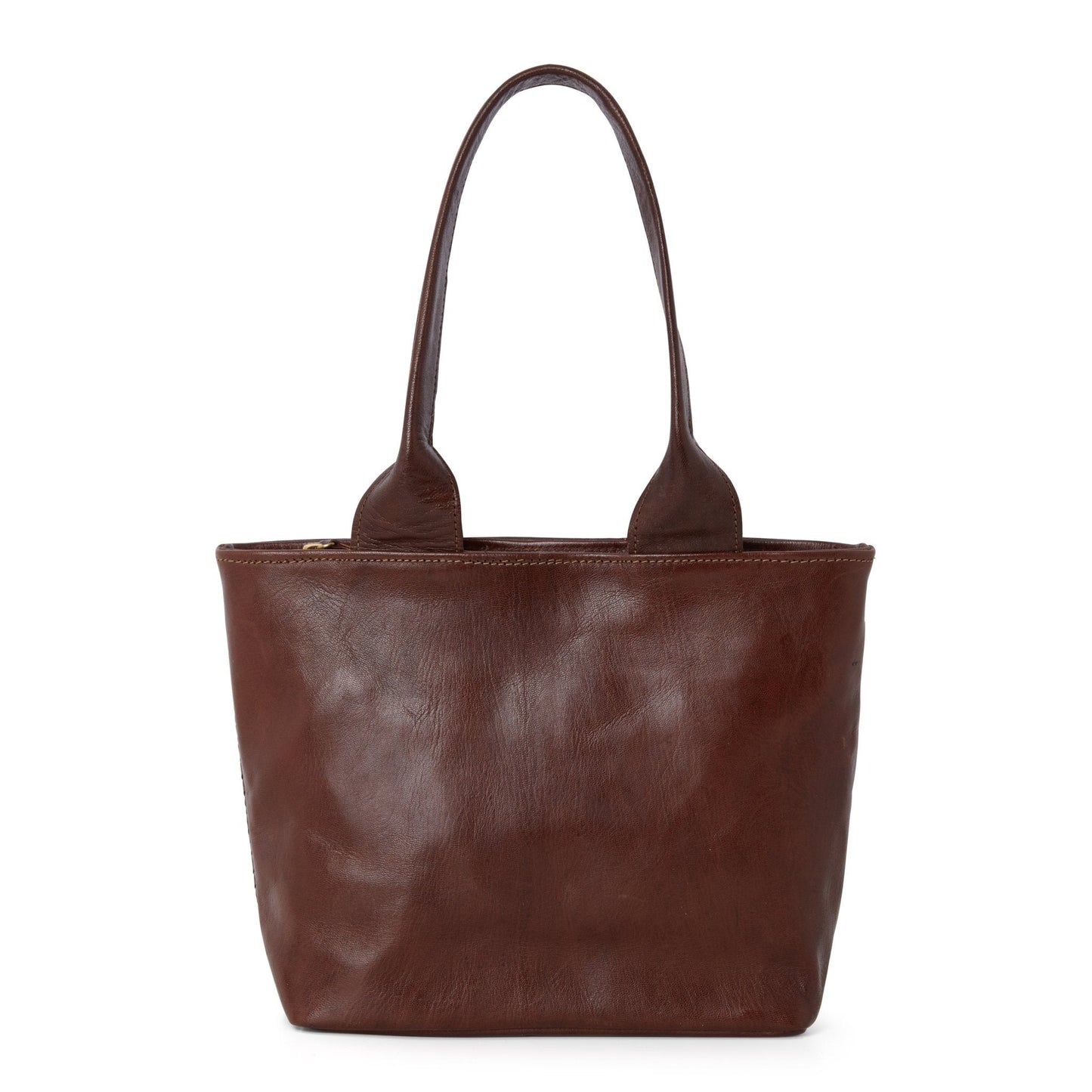 Leather Woven Tote Chocolate - Artisan Stories