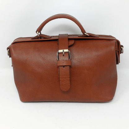 Light Brown Leather Doctors handbag - Artisan Stories