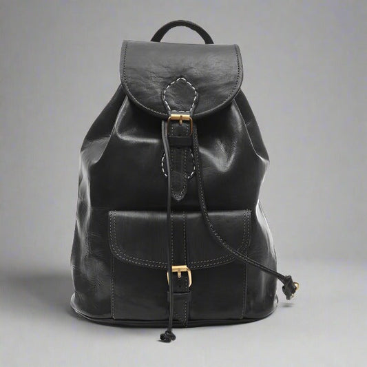 Medium Sac a Dos Backpack - Black - Artisan Stories