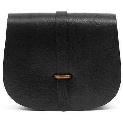 Medium Sam Loop Saddle Bag - Black - Artisan Stories