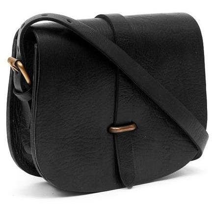 Medium Sam Loop Saddle Bag - Black - Artisan Stories