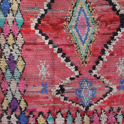 Moroccan Boucherouite Rug 2004 197 x 130cm - Artisan Stories