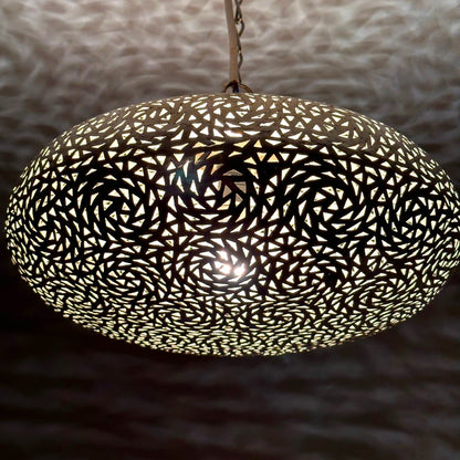 Moroccan Spherical Ceiling Lamp - Artisan Stories