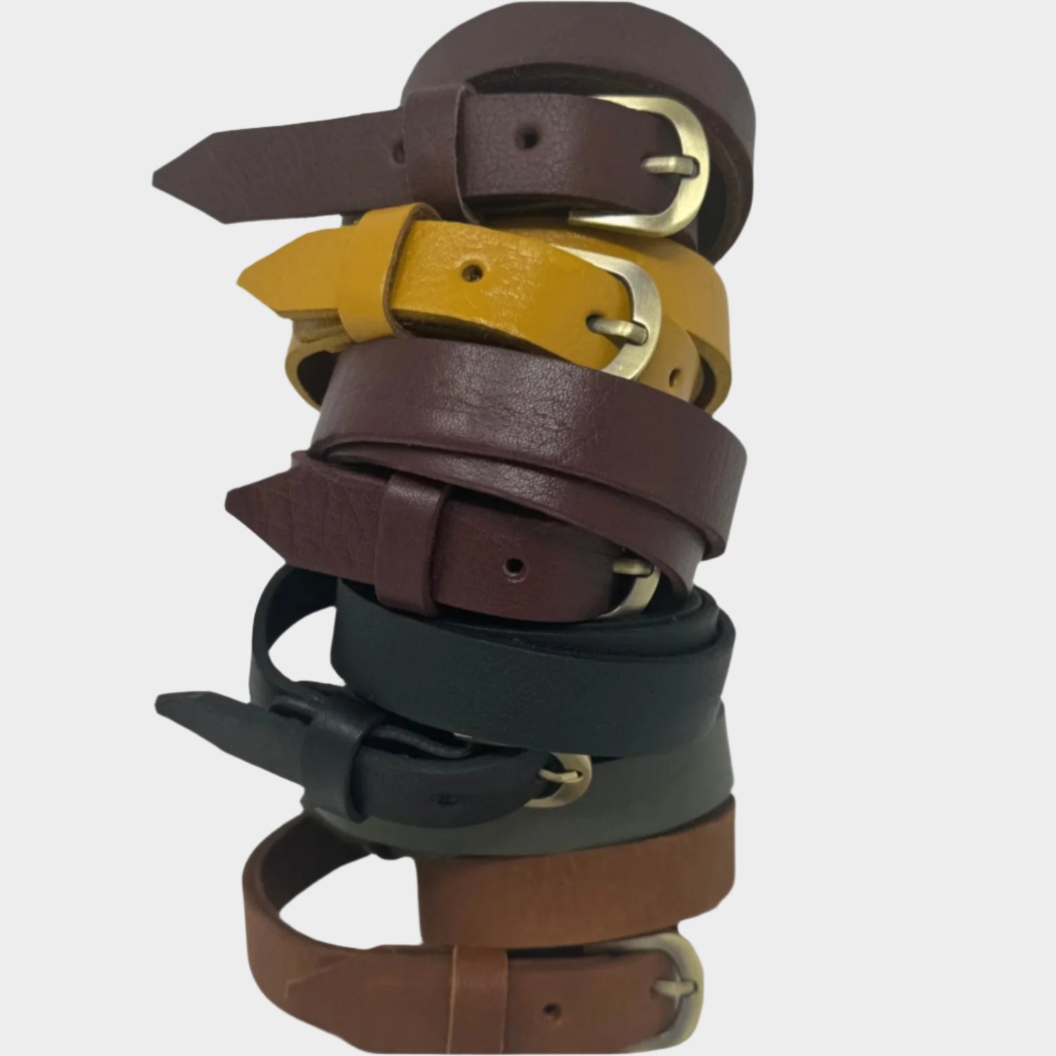 New Skinny leather belt - Artisan Stories
