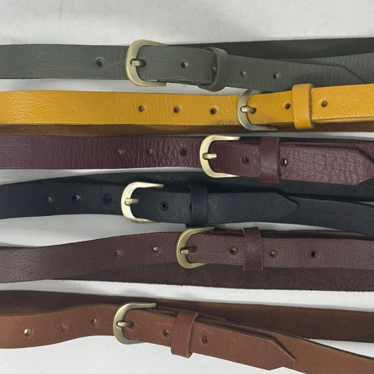 New Skinny leather belt - Artisan Stories