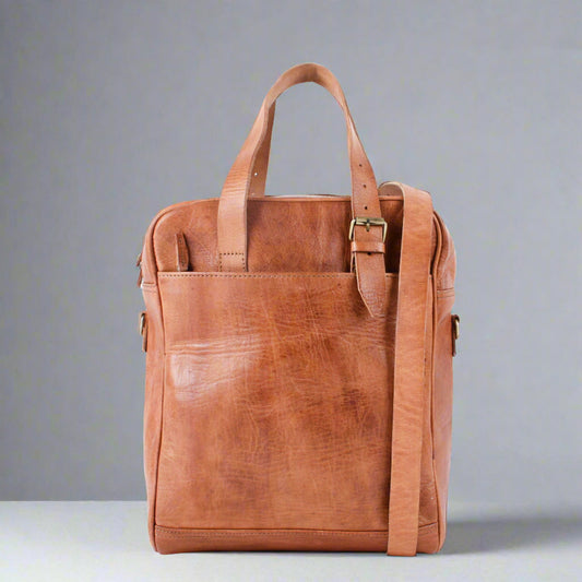 Light Brown Nomad 3 in 1 leather bag