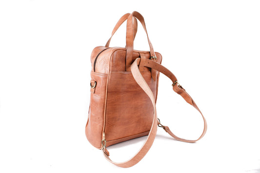 Light Brown Nomad 3 in 1 leather bag