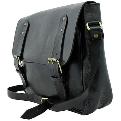 Paul Messenger Bag - Black - Artisan Stories