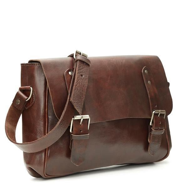 Paul Messenger Bag - Chocolate - Artisan Stories