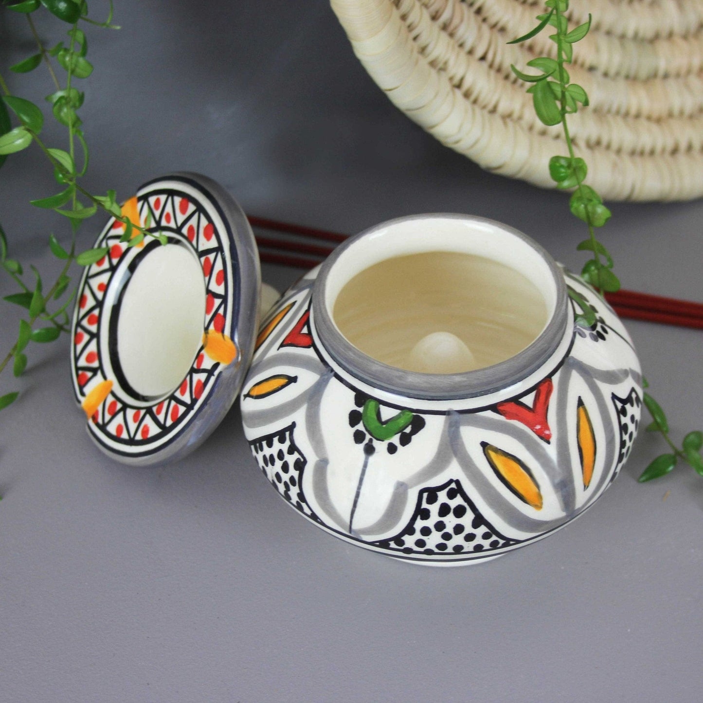 Colored Safa Ceramic Ashtray