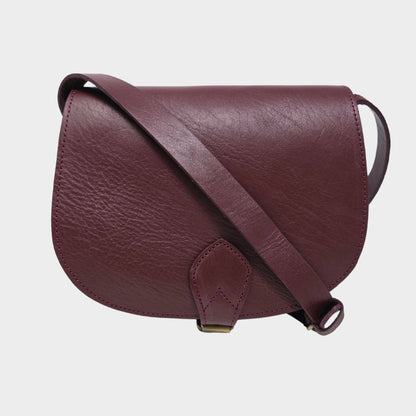 Sam Leather Saddle Bag - Burgundy - Artisan Stories