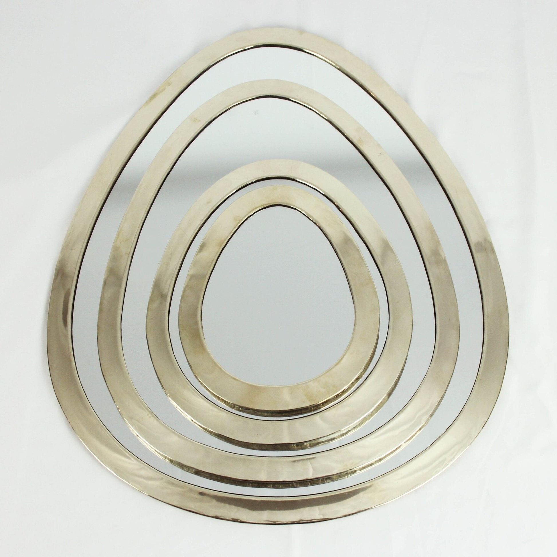 Silver Brass Marrakech Egg Mirror - Artisan Stories