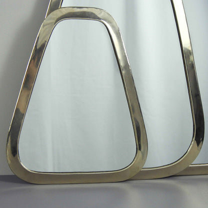 Silver Brass Marrakech Trapezoid Mirror - Artisan Stories