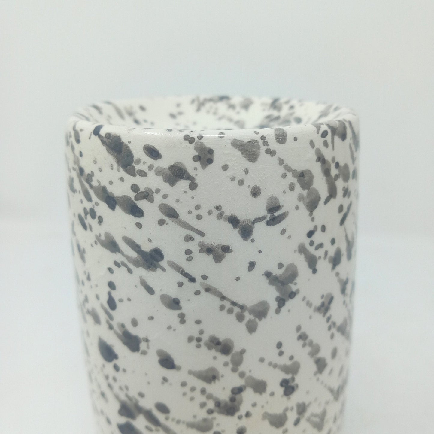 Splattered Design Ceramic Wax Essential Oil Burner House - Artisan Stories