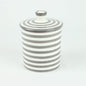 Striped Ceramic Storage Pot - Artisan Stories