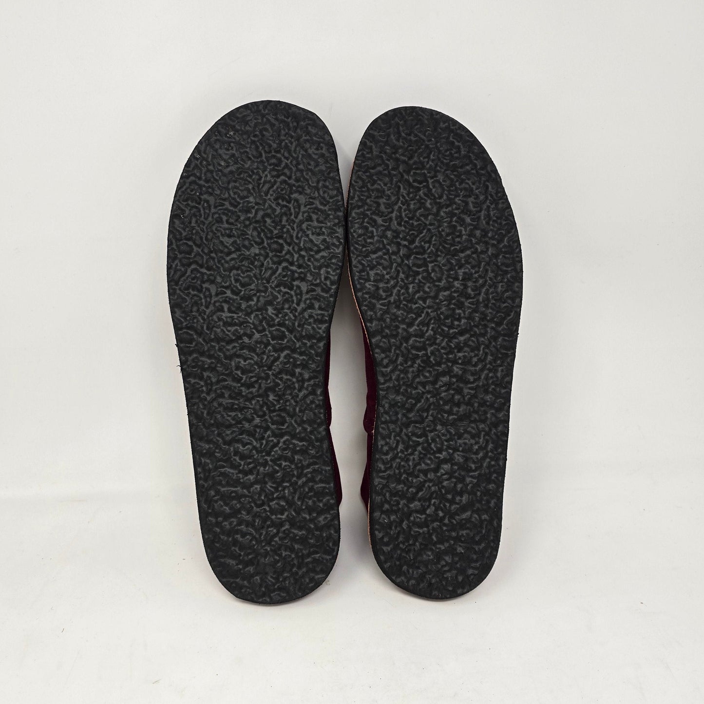 Unisex Leather Suede Slipper Thick Sole