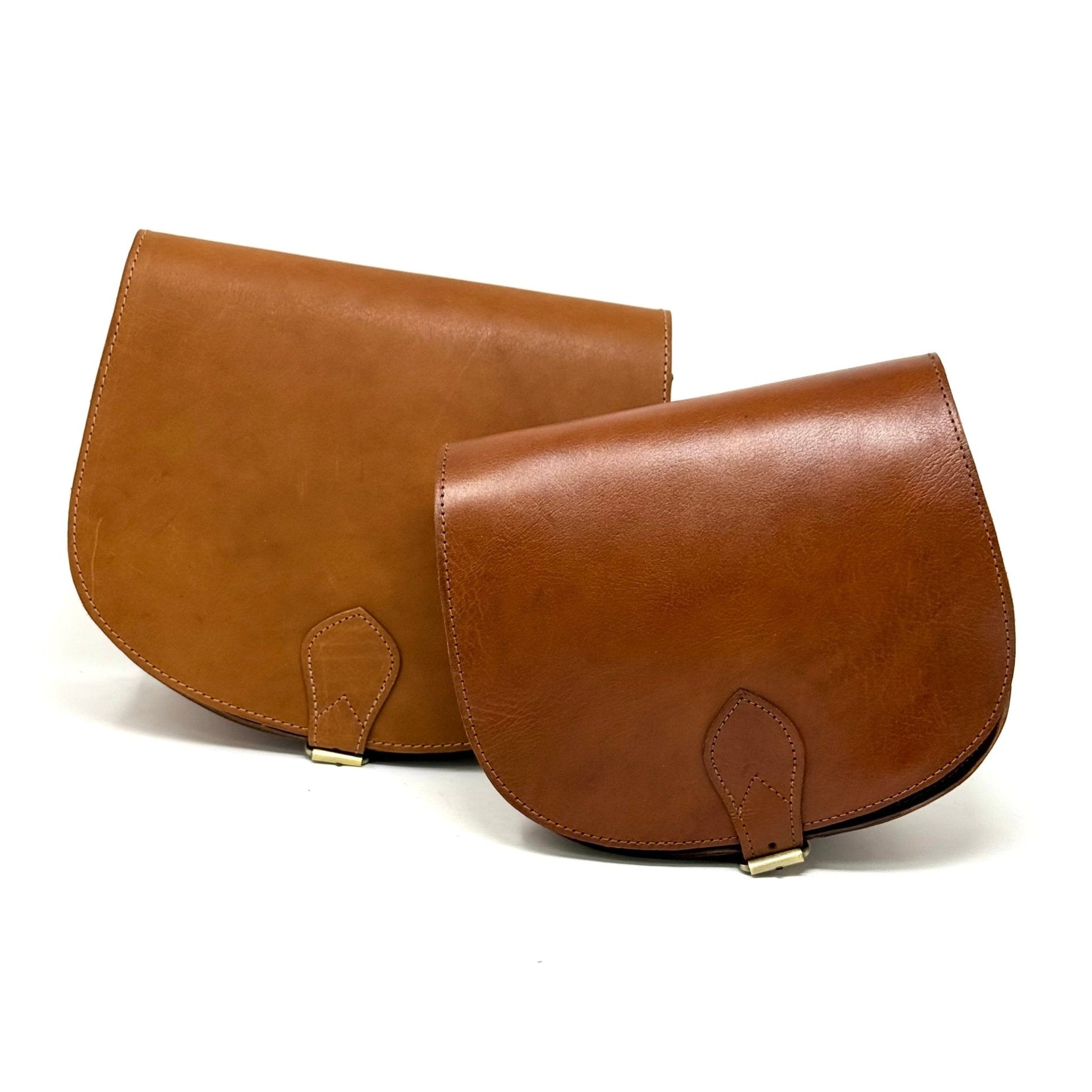 Tan Leather crossbody Saddle Bag - Artisan Stories