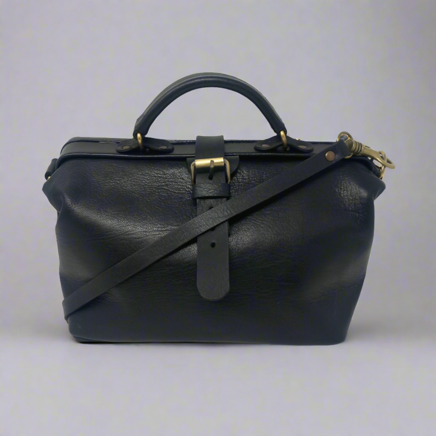 Black small leather Doctors Bag