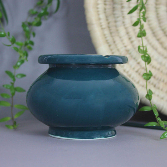 Teal Ceramic Ashtray - Artisan Stories