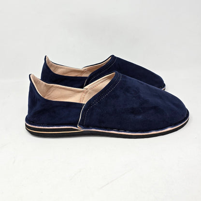 Unisex Leather Suede Slipper Thick Sole - Artisan Stories