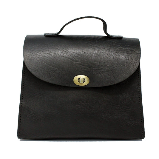 Vicky Black Leather Handbag - Artisan Stories