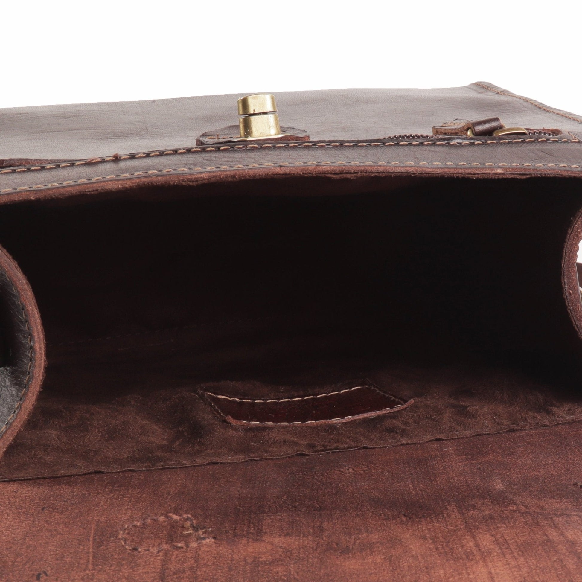 Vicky Dark Brown Leather Handbag - Artisan Stories