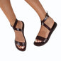 Wrap Leather Sandals - handmade leather bags smadlondon