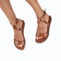 Wrap Leather Sandals - handmade leather bags smadlondon